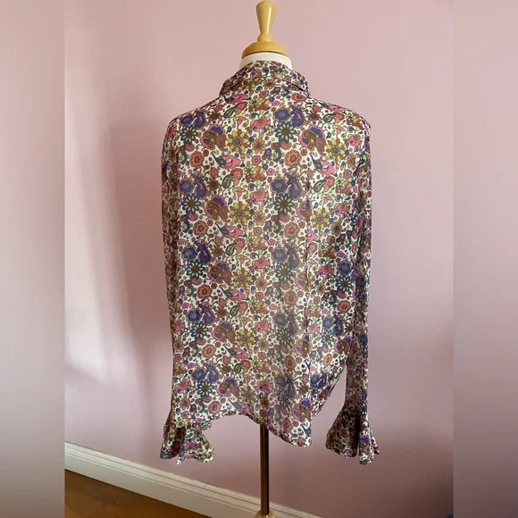 Floral Ruffle Blouse - Picture 5 of 9